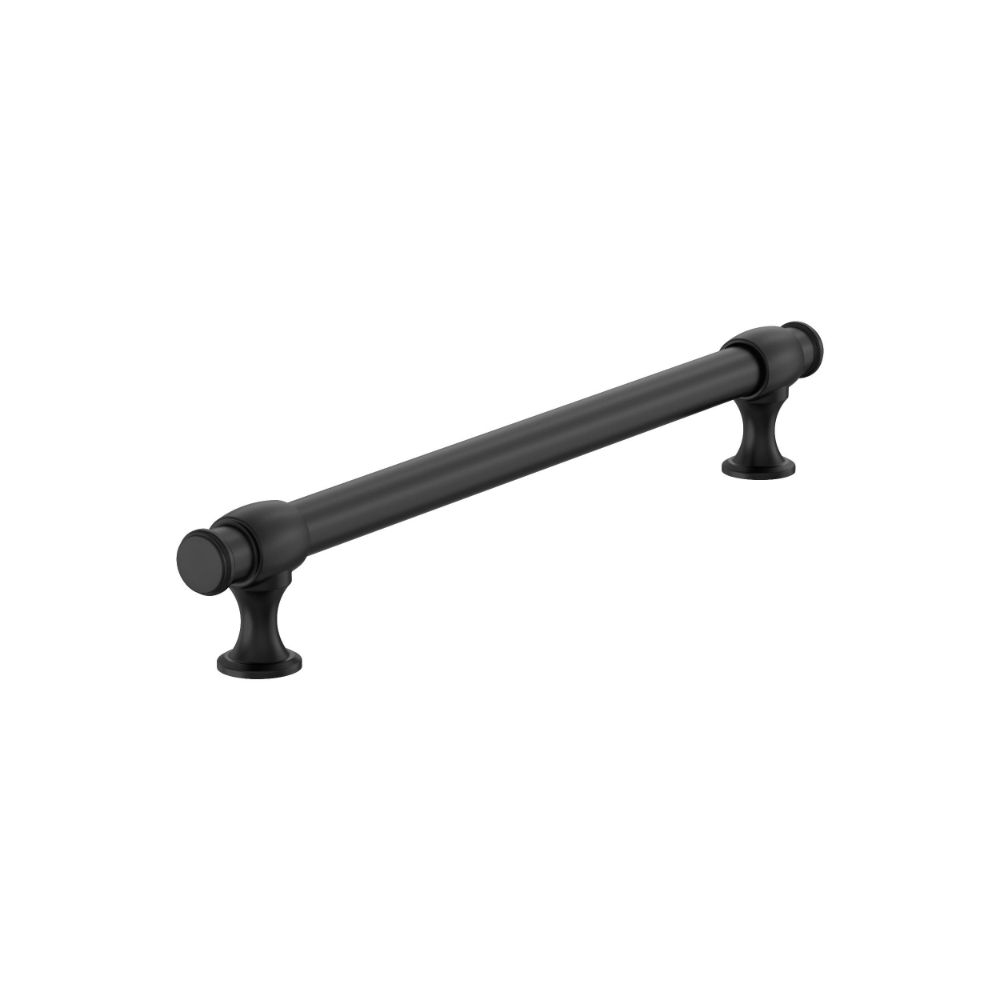 Amerock BP54065FB Winsome 12 inch (305mm) Center-to-Center Matte Black Appliance Pull
