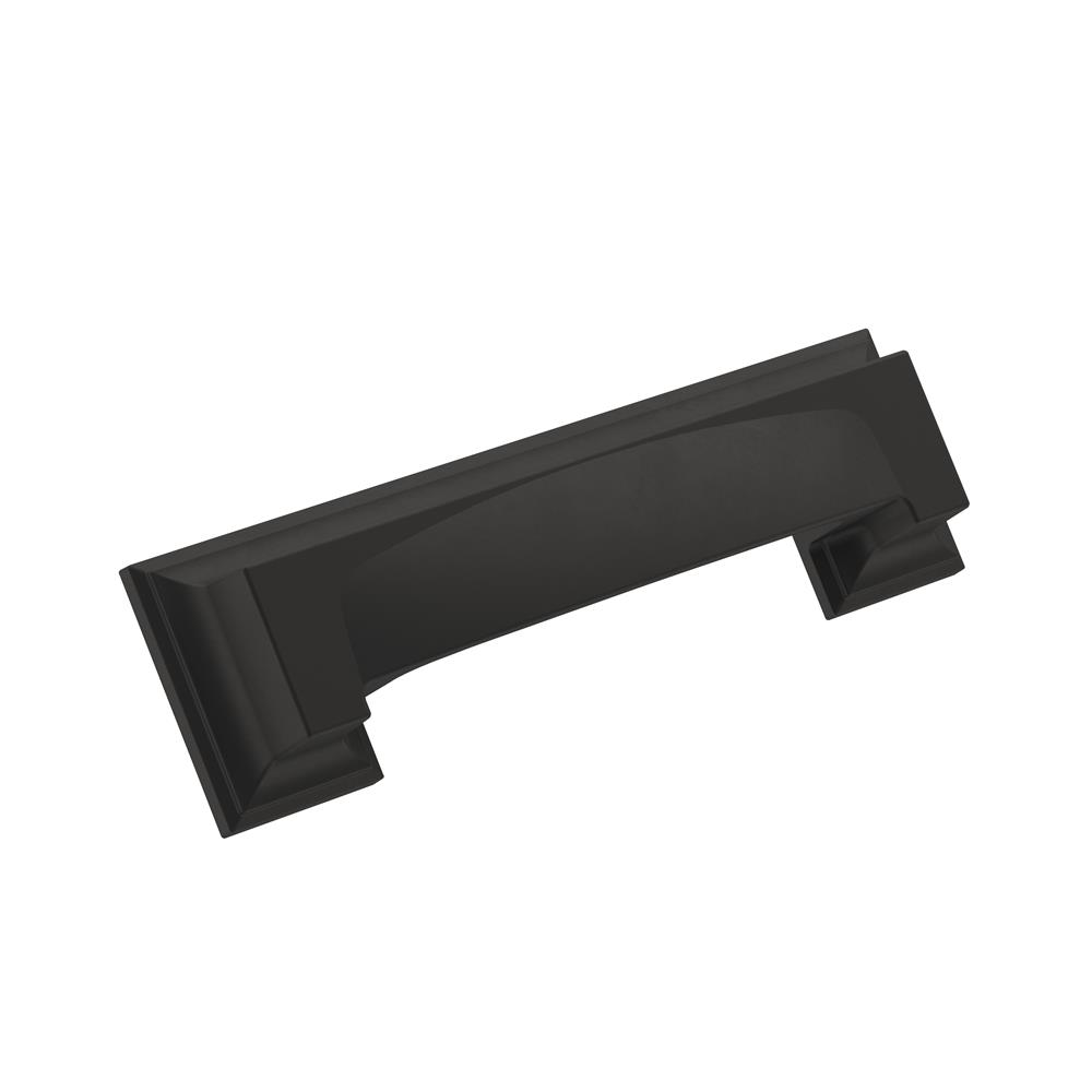 Allison by Amerock BP36762FB Appoint 3 in & 3-3/4 in (76mm & 96 mm) Center-to-Center Matte Black Cabinet Cup Pull