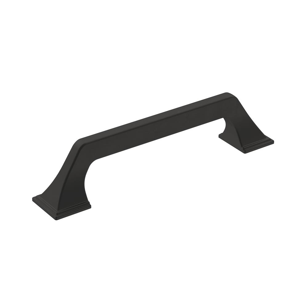 Allison by Amerock BP36882FB Exceed 5-1/16 in (128 mm) Center-to-Center Matte Black Cabinet Pull