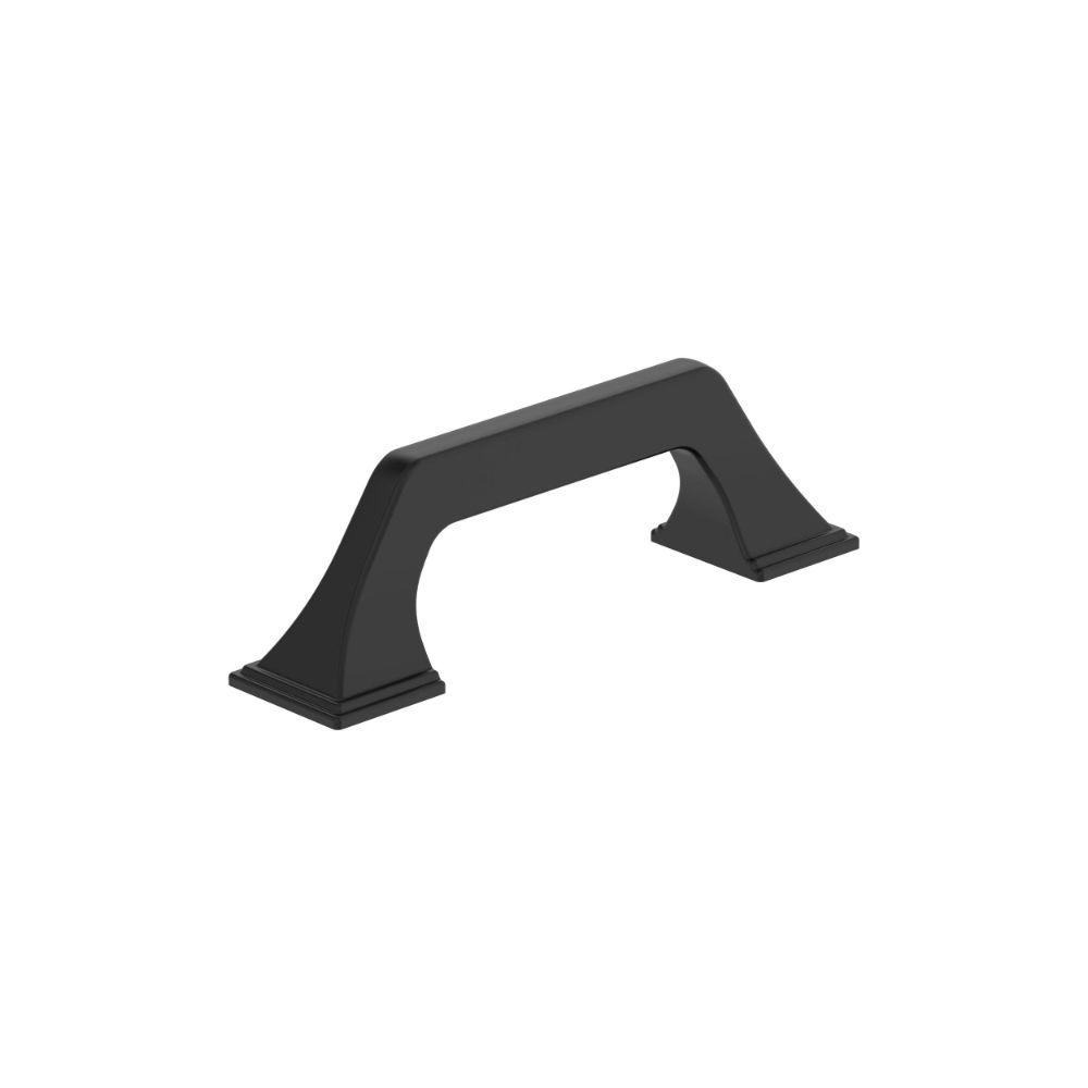 Amerock BP37375FB Exceed 3 inch (76mm) Center-to-Center Matte Black Cabinet Pull
