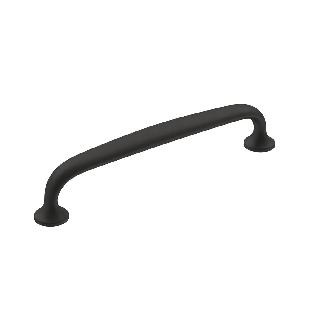 Allison by Amerock BP36795FB Renown 5-1/16 in (128 mm) Center-to-Center Matte Black Cabinet Pull