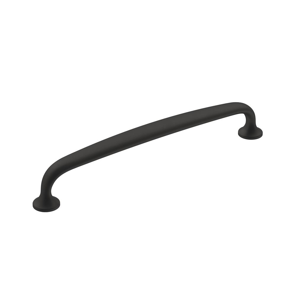 Allison by Amerock BP36796FB Renown 6-5/16 in (160 mm) Center-to-Center Matte Black Cabinet Pull