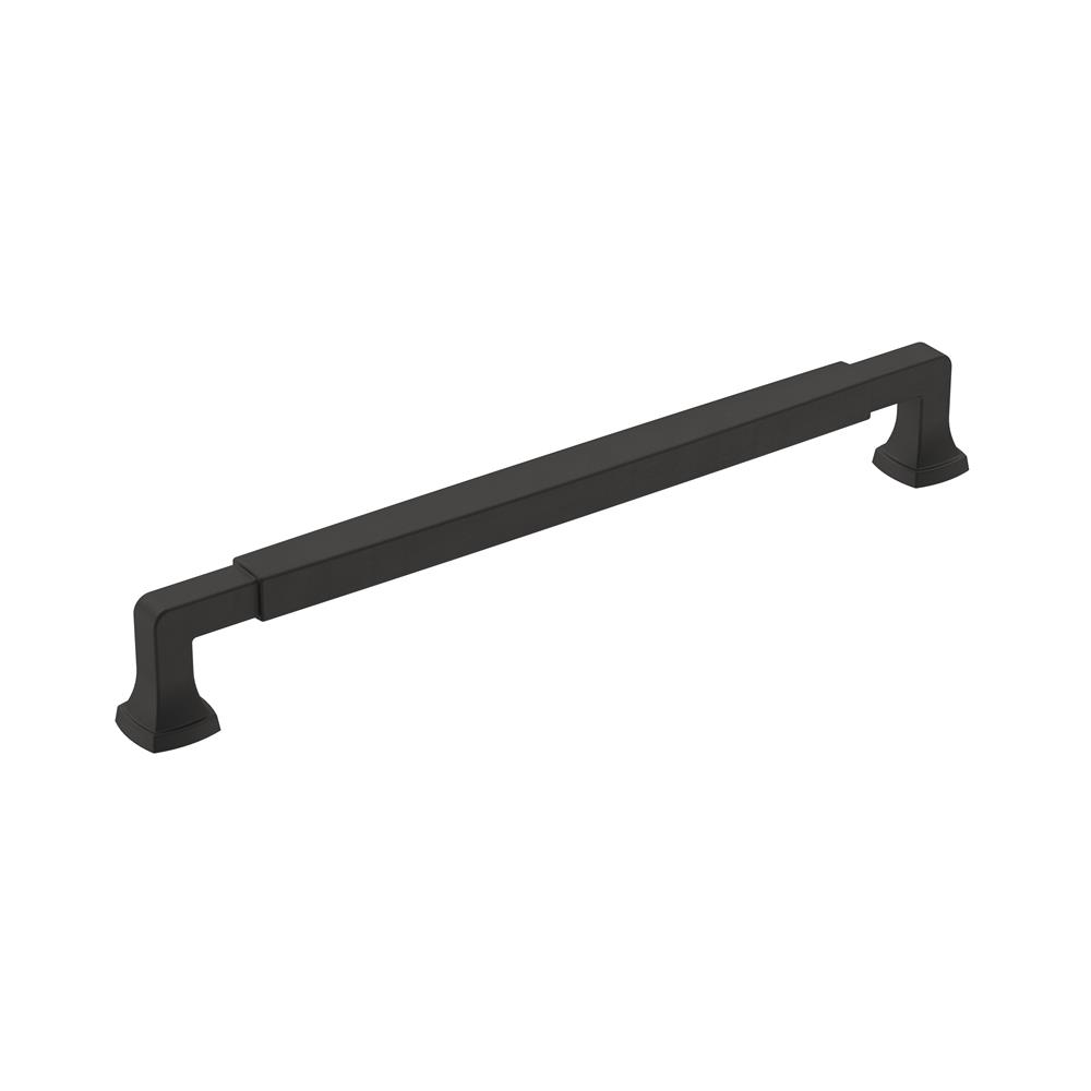 Allison by Amerock BP36890FB Stature 8-13/16 in (224 mm) Center-to-Center Matte Black Cabinet Pull