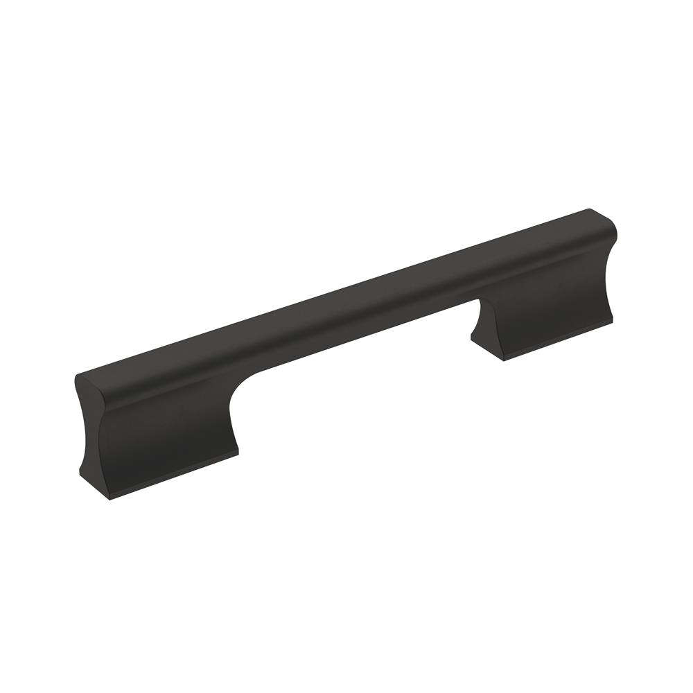 Allison by Amerock BP36838FB Status 5-1/16 in (128 mm) Center-to-Center Matte Black Cabinet Pull