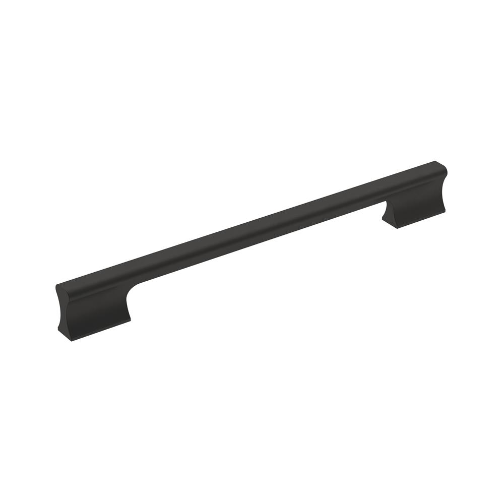 Allison by Amerock BP36840FB Status 8-13/16 in (224 mm) Center-to-Center Matte Black Cabinet Pull