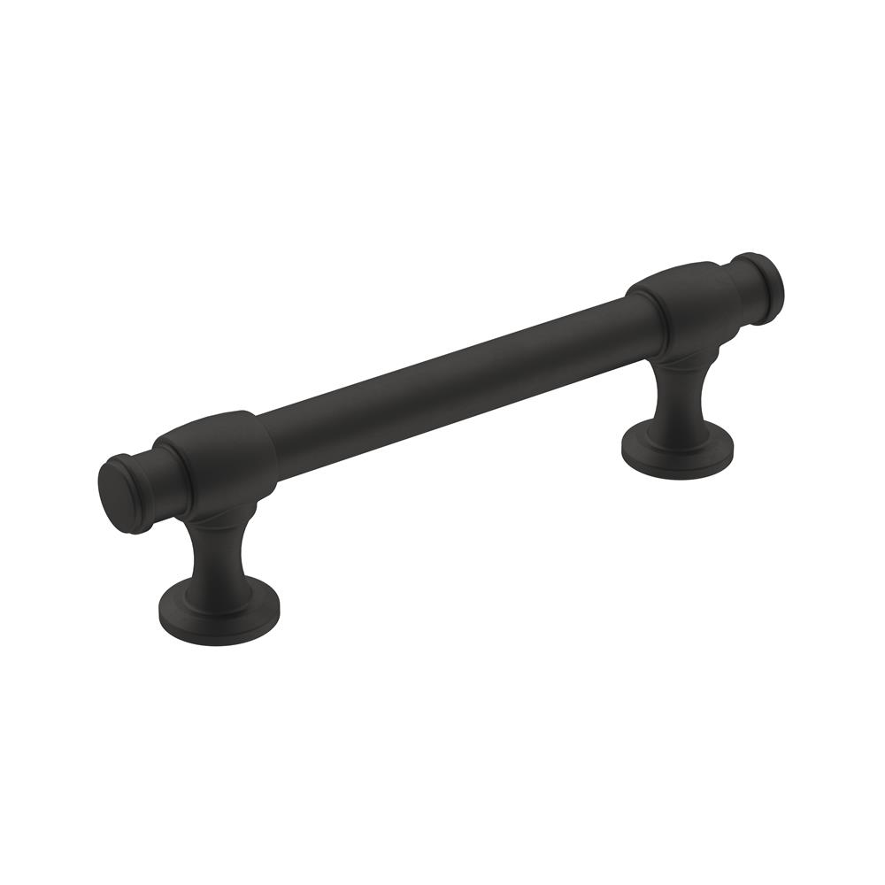 Allison by Amerock BP36766FB Winsome 3-3/4 in (96 mm) Center-to-Center Matte Black Cabinet Pull