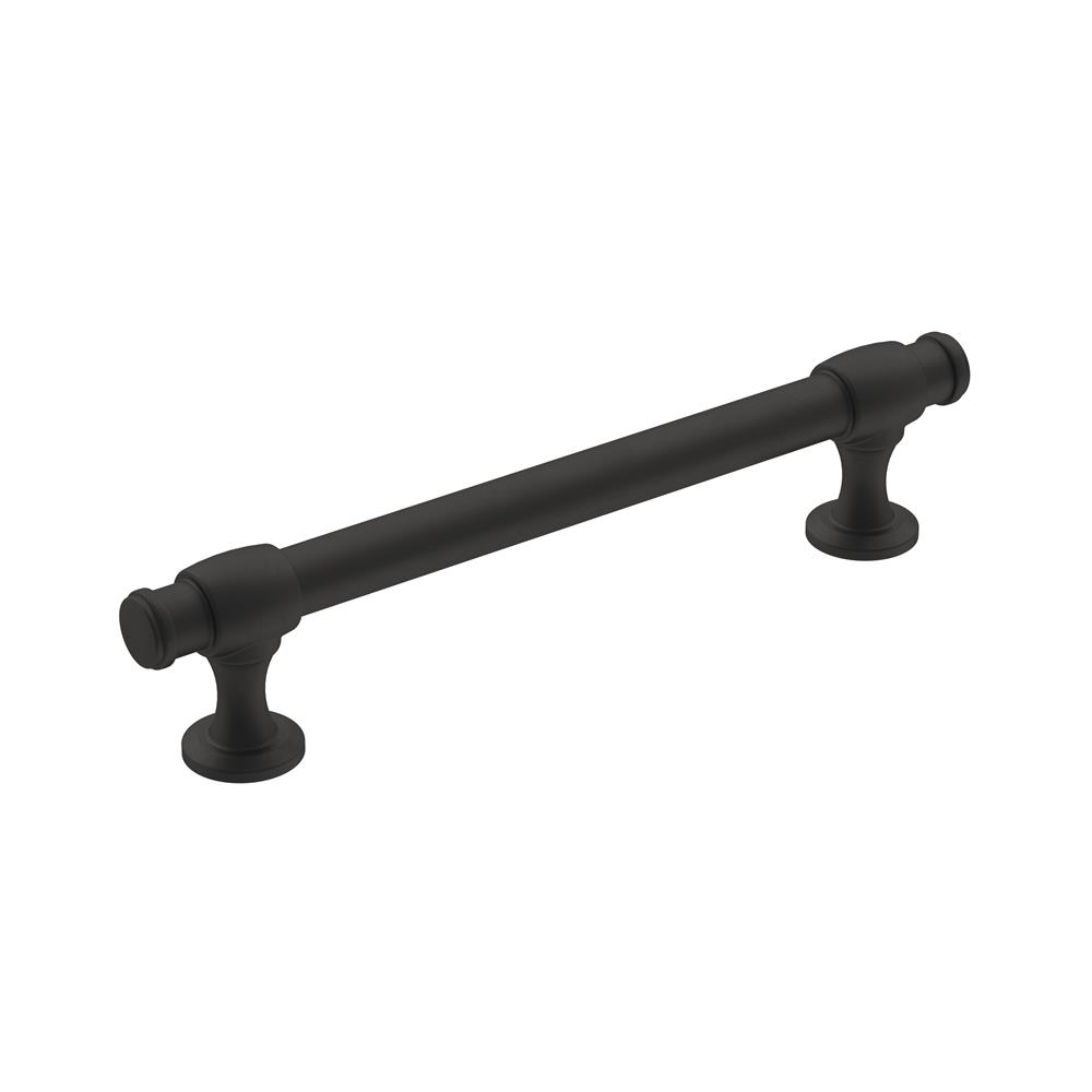 Allison by Amerock BP36767FB Winsome 5-1/16 in (128 mm) Center-to-Center Matte Black Cabinet Pull