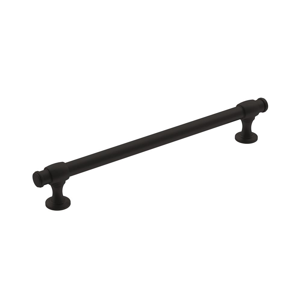 Allison by Amerock BP36768FB Winsome 7-9/16 in (192 mm) Center-to-Center Matte Black Cabinet Pull