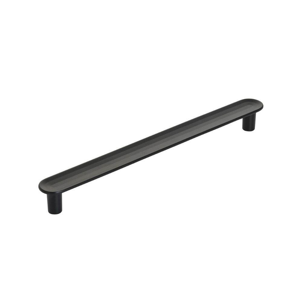 Amerock BP36832MB Concentric 6-5/16 inch (160mm) Center-to-Center Matte Black Cabinet Pull
