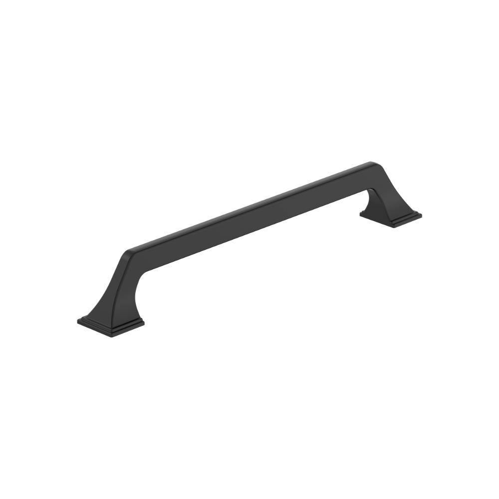 Amerock BP36922FB Exceed 7-9/16 inch (192mm) Center-to-Center Matte Black Cabinet Pull