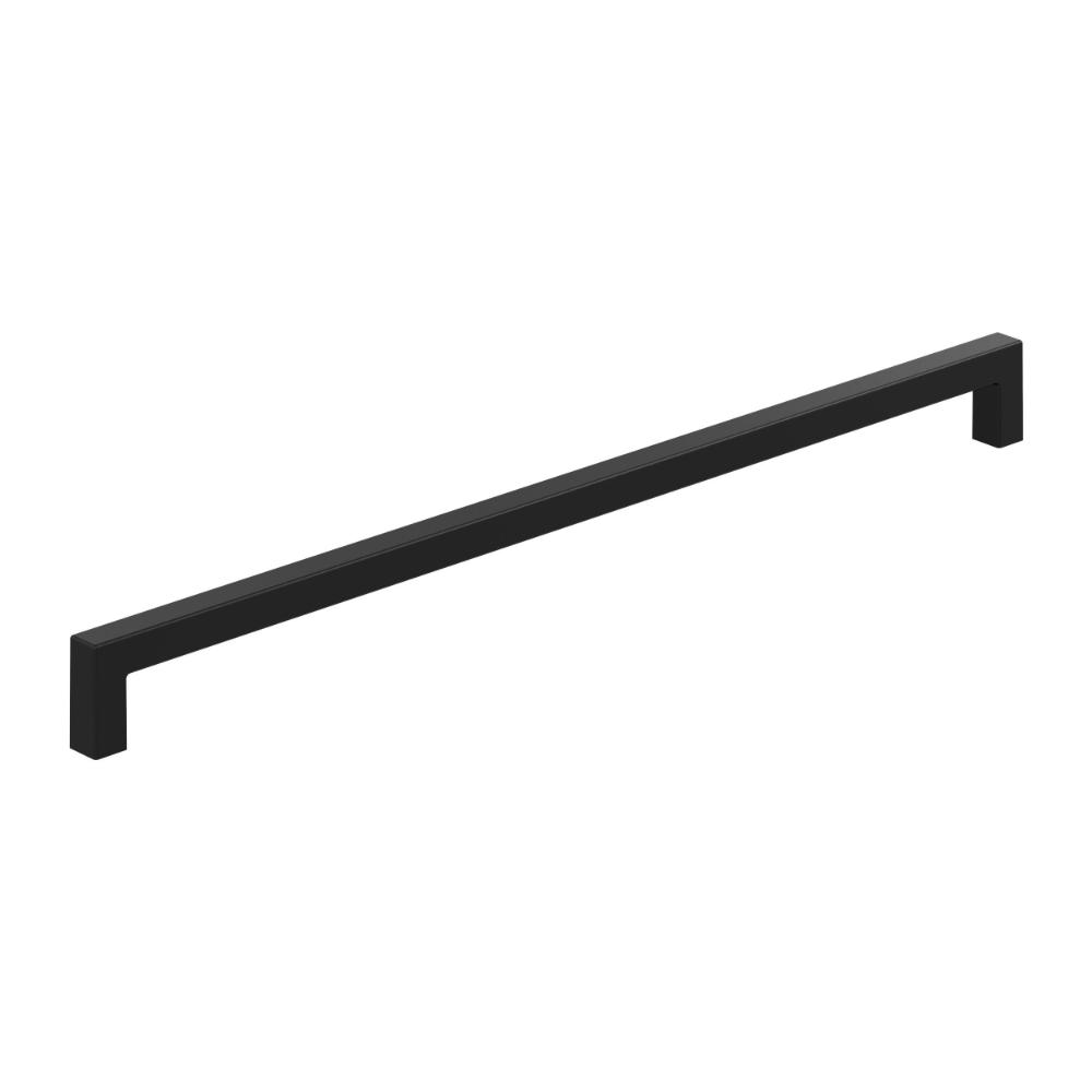 Amerock BP36911FB Monument 12-5/8 inch (320mm) Center-to-Center Matte Black Cabinet Pull