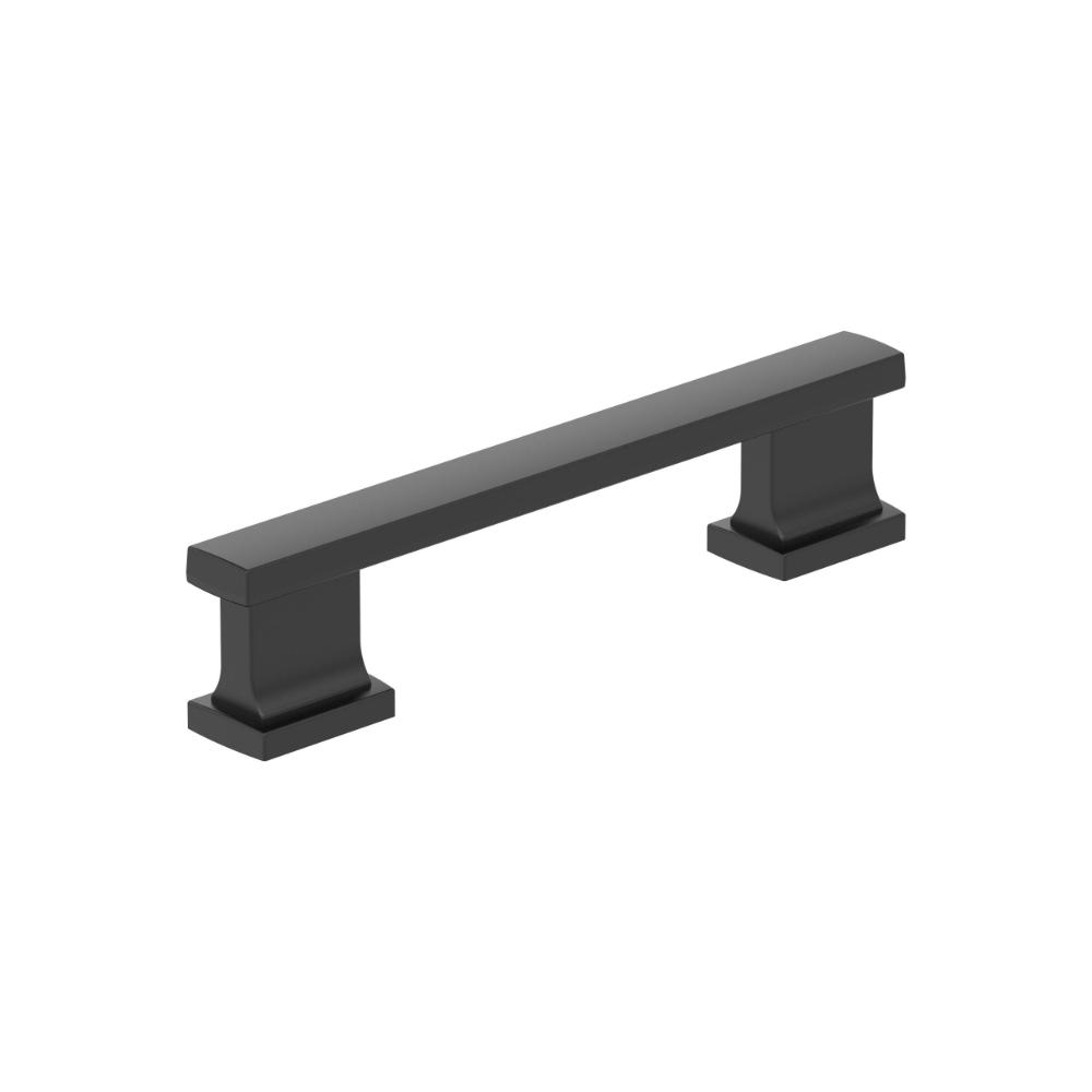 Amerock BP37091MB Triomphe 3-3/4 inch (96mm) Center-to-Center Matte Black Cabinet Pull