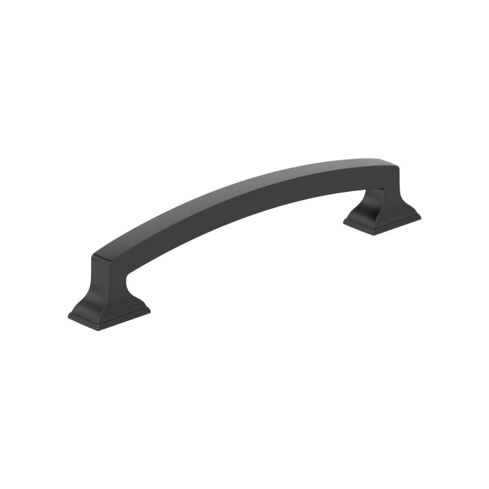 Amerock BP37122MB Incisive 5-1/16 inch (128mm) Center-to-Center Matte Black Cabinet Pull