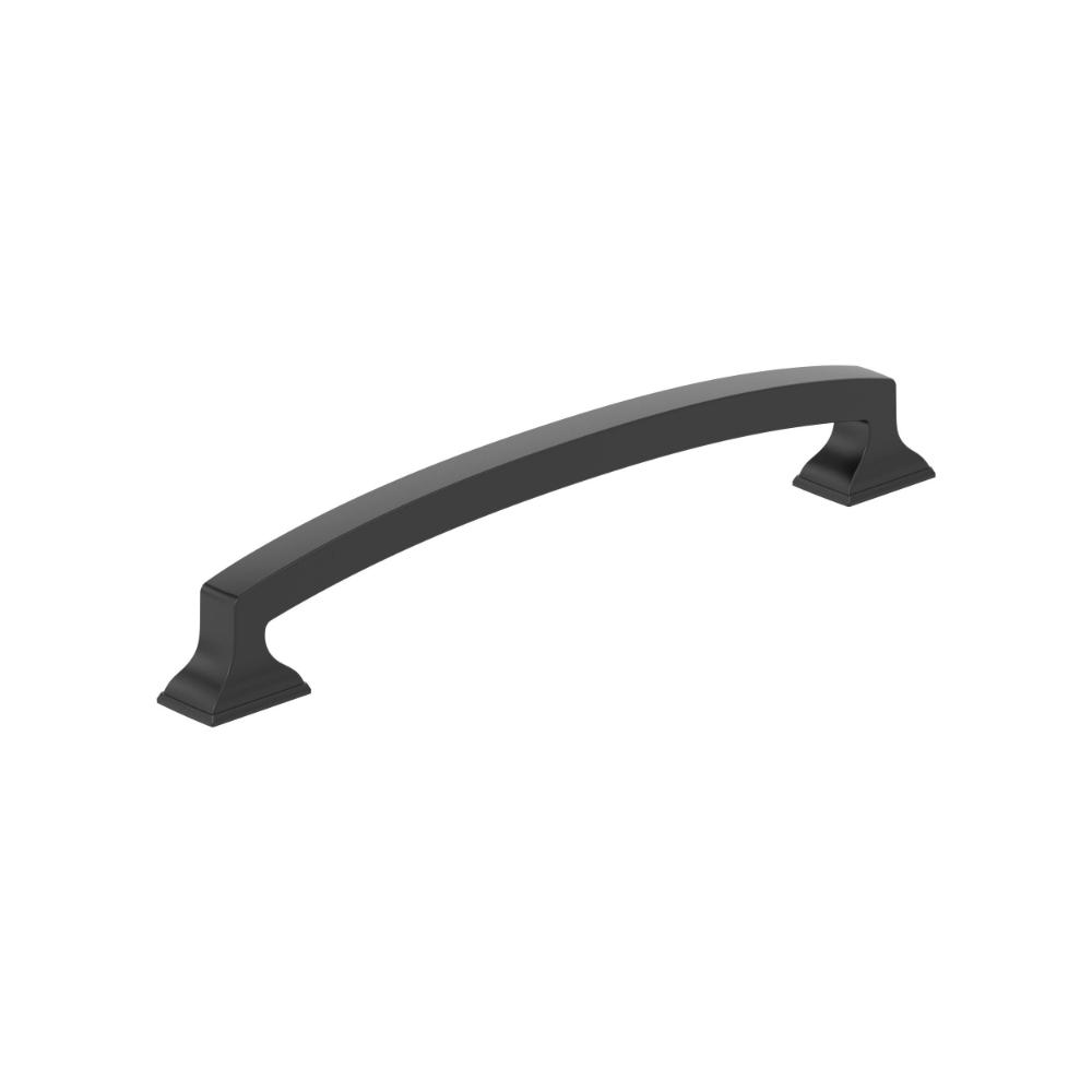 Amerock BP37123MB Incisive 6-5/16 inch (160mm) Center-to-Center Matte Black Cabinet Pull