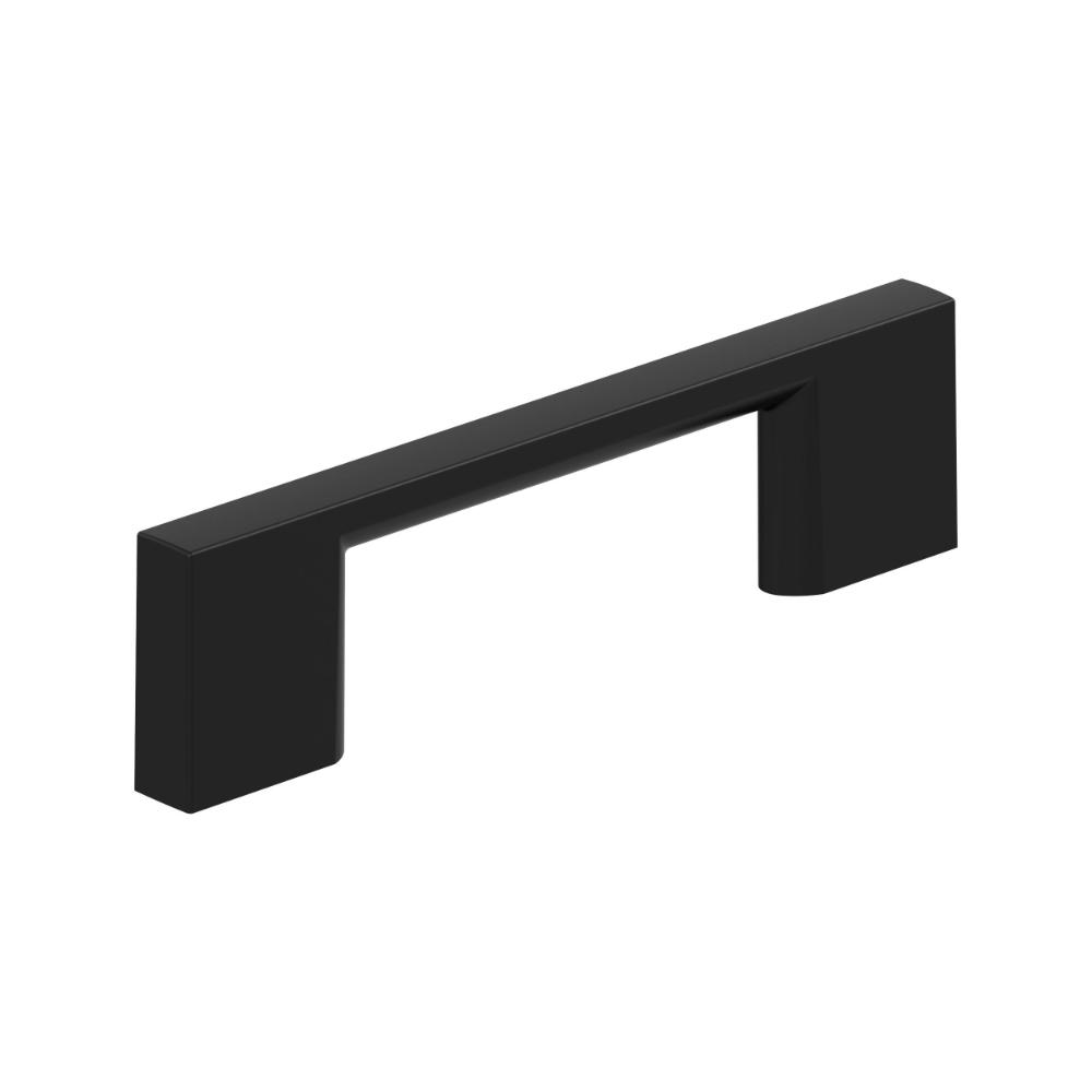 Amerock BP37130MB Cityscape 3 inch (76mm) Center-to-Center Matte Black Cabinet Pull
