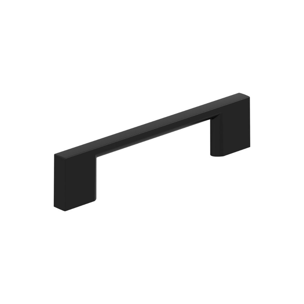 Amerock BP37131MB Cityscape 3-3/4 inch (96mm) Center-to-Center Matte Black Cabinet Pull