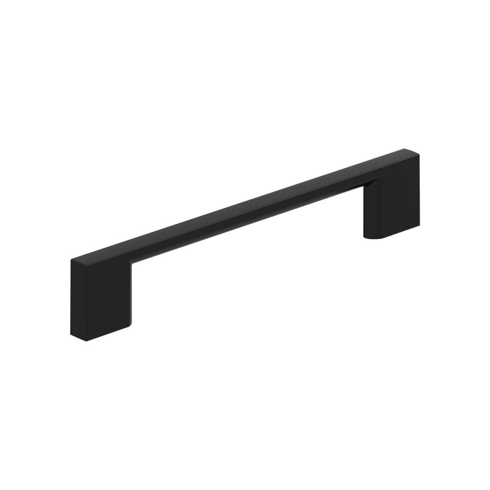 Amerock BP37132MB Cityscape 5-1/16 inch (128mm) Center-to-Center Matte Black Cabinet Pull