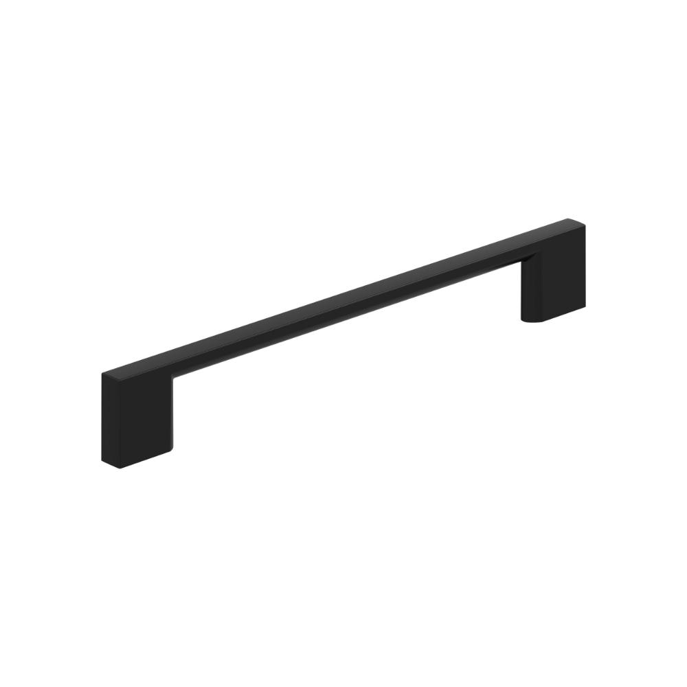 Amerock BP37133MB Cityscape 6-5/16 inch (160mm) Center-to-Center Matte Black Cabinet Pull