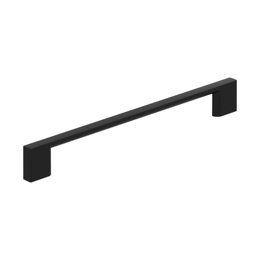 Amerock BP37134MB Cityscape 7-9/16 inch (192mm) Center-to-Center Matte Black Cabinet Pull