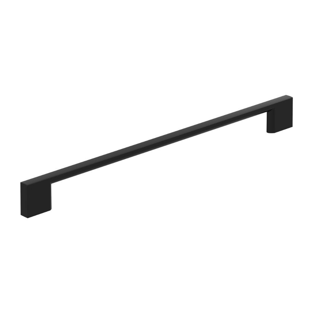 Amerock BP37135MB Cityscape 10-1/16 inch (256mm) Center-to-Center Matte Black Cabinet Pull