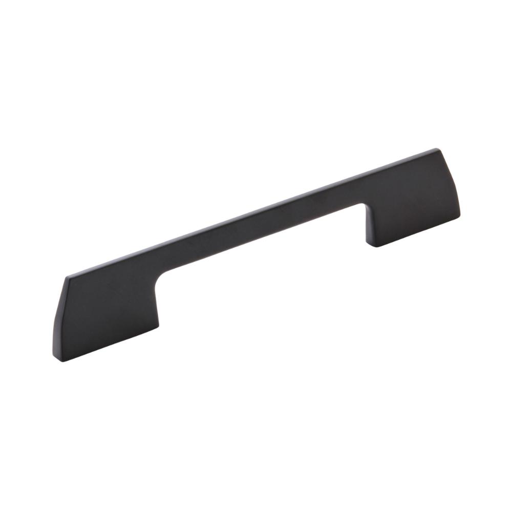 Amerock BP37301MB Angle 5-1/16 inch (128mm) Center-to-Center Matte Black Cabinet Pull