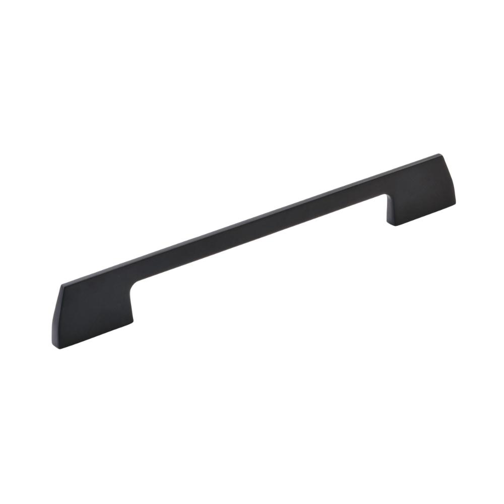 Amerock BP37302MB Angle 7-9/16 inch (192mm) Center-to-Center Matte Black Cabinet Pull
