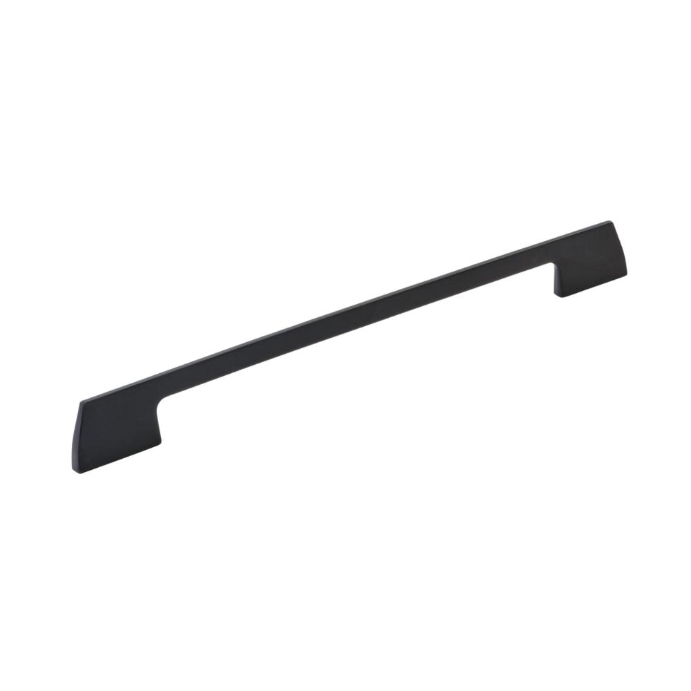 Amerock BP37303MB Angle 10-1/16 inch (256mm) Center-to-Center Matte Black Cabinet Pull