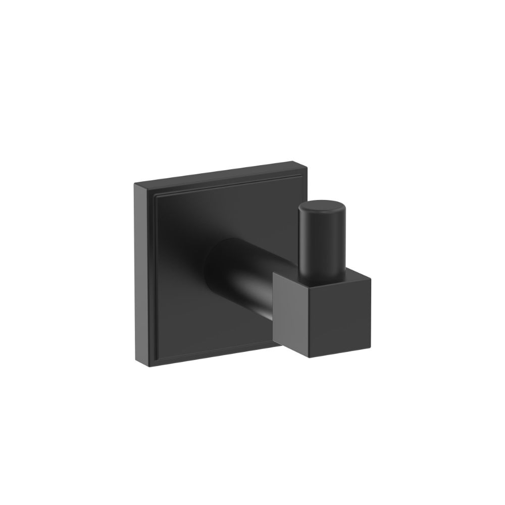 Amerock BH36070MB Appoint Matte Black Traditional Single Robe Hook