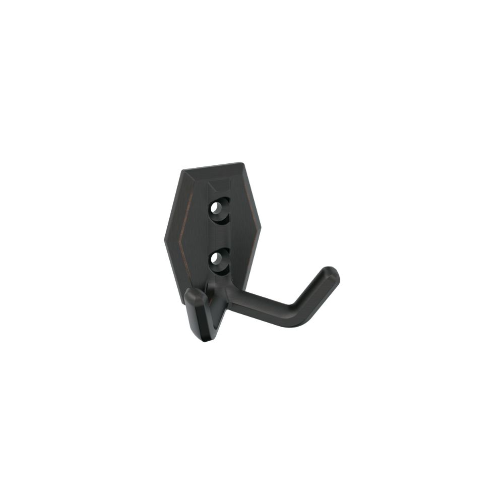 Amerock H37008ORB Benton Transitional Double Prong Oil Rubbed Bronze Wall Hook