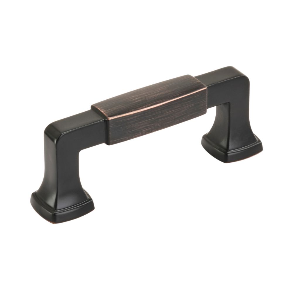 Amerock BP36891ORB Stature 3 in (76 mm) Center-to-Center Oil Rubbed Bronze Cabinet Pull