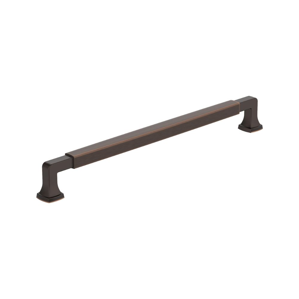 Amerock BP37400ORB Stature 10-1/16 inch (256mm) Center-to-Center Oil-Rubbed Bronze Cabinet Pull
