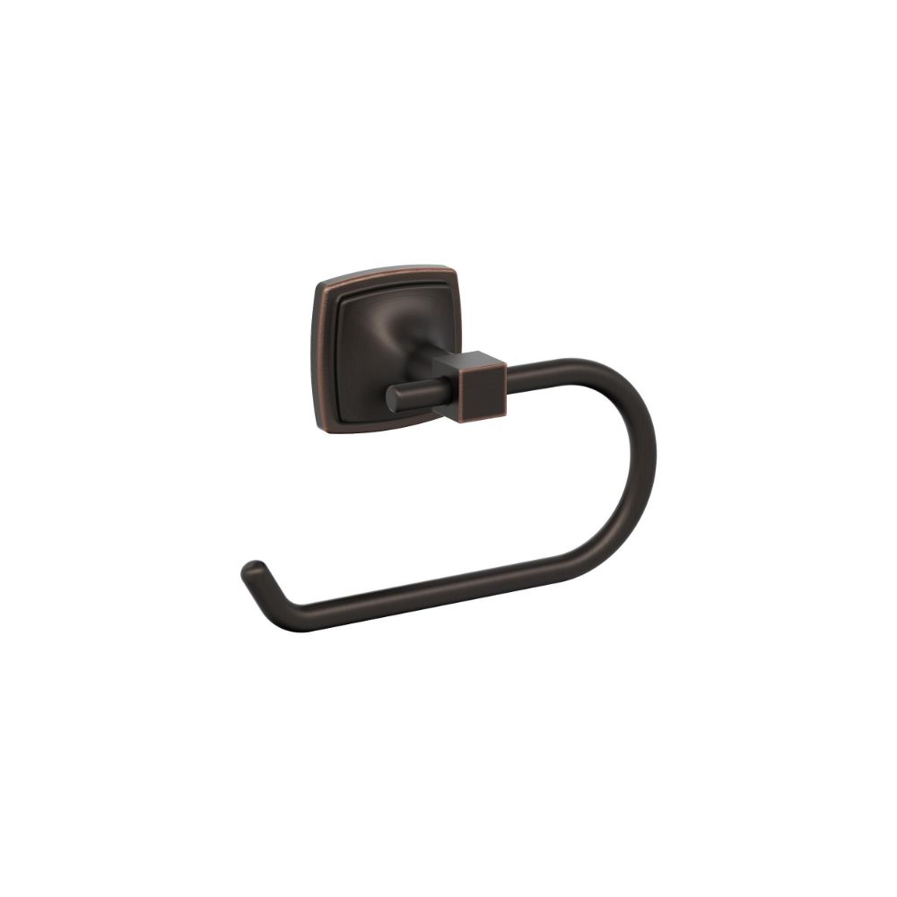 Amerock BH36091ORB Stature Oil Rubbed Bronze Transitional Single Post Toilet Paper Holder