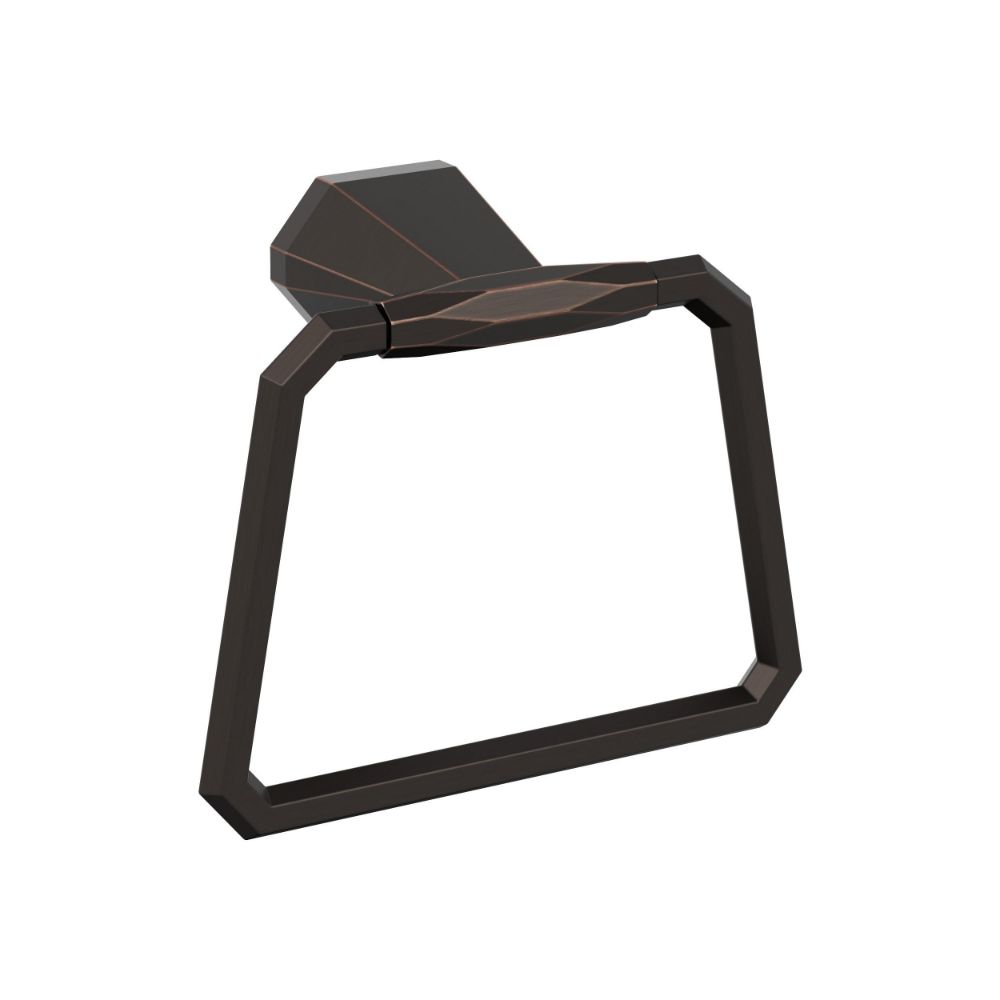 Amerock BH36042ORB St. Vincent Oil Rubbed Bronze Contemporary 5-9/16 in (141 mm) Length Towel Ring
