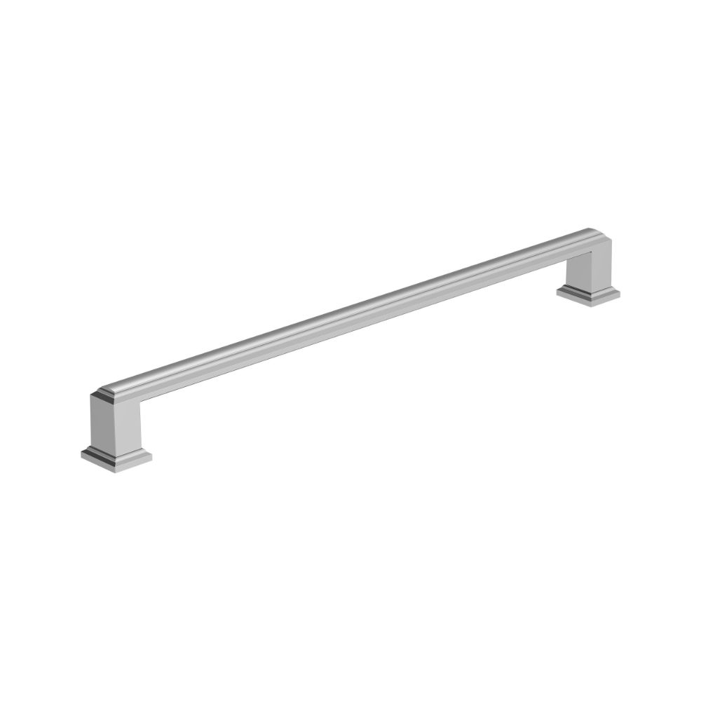 Amerock BP3736126 Appoint 10-1/16 in (256 mm) Center-to-Center Polished Chrome Cabinet Pull