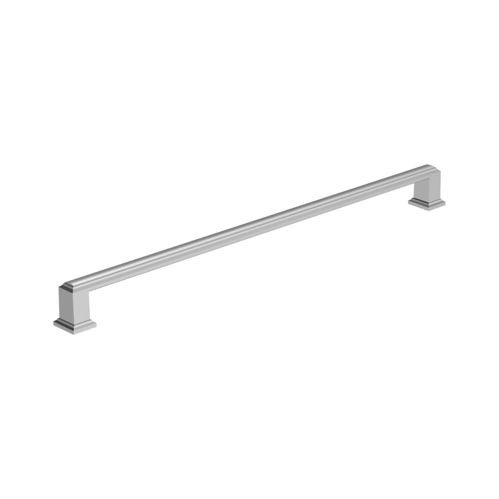 Amerock BP3736226 Appoint 12-5/8 in (320 mm) Center-to-Center Polished Chrome Cabinet Pull
