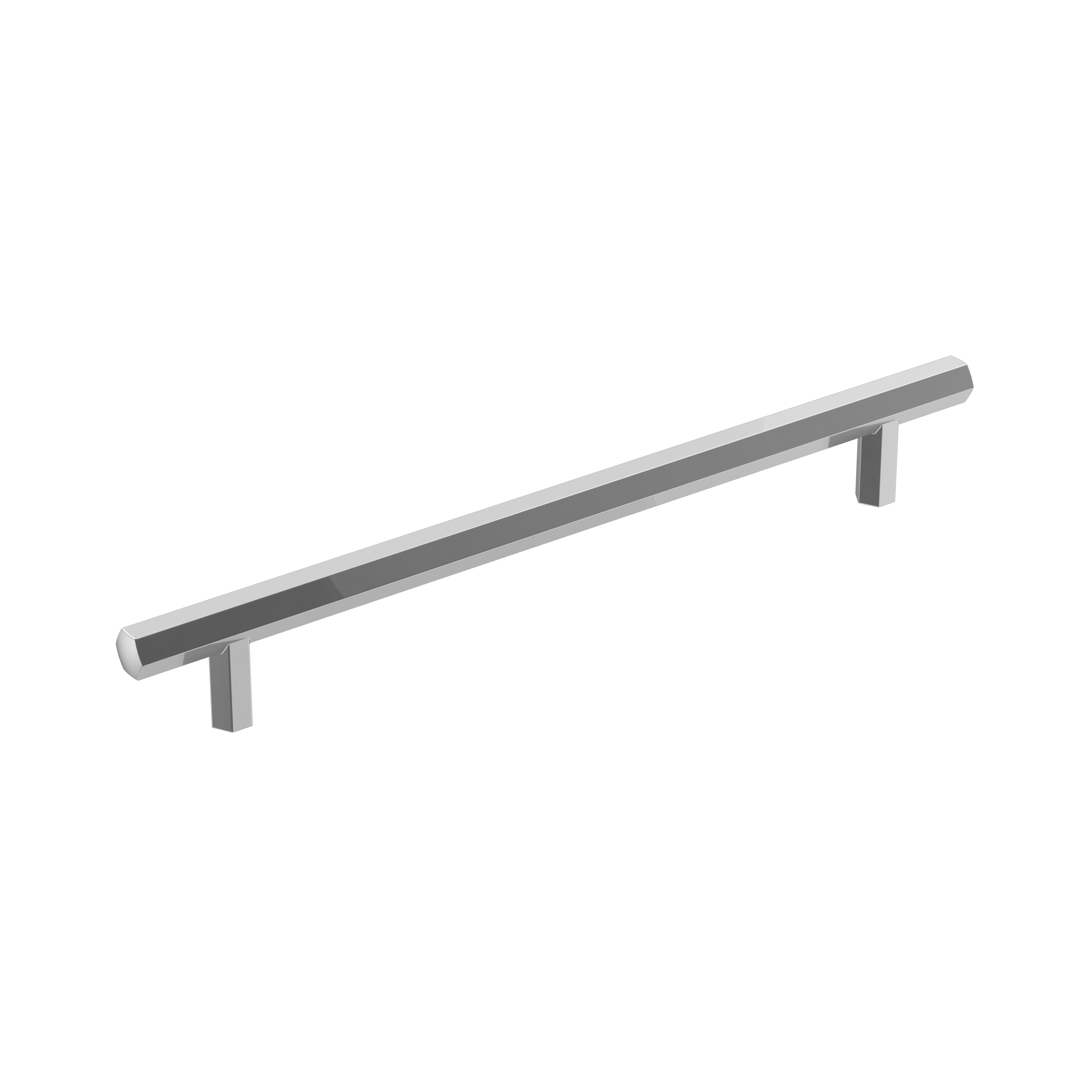 Allison by Amerock BP3687626 Caliber 7-9/16 in (192 mm) Center-to-Center Polished Chrome Cabinet Pull
