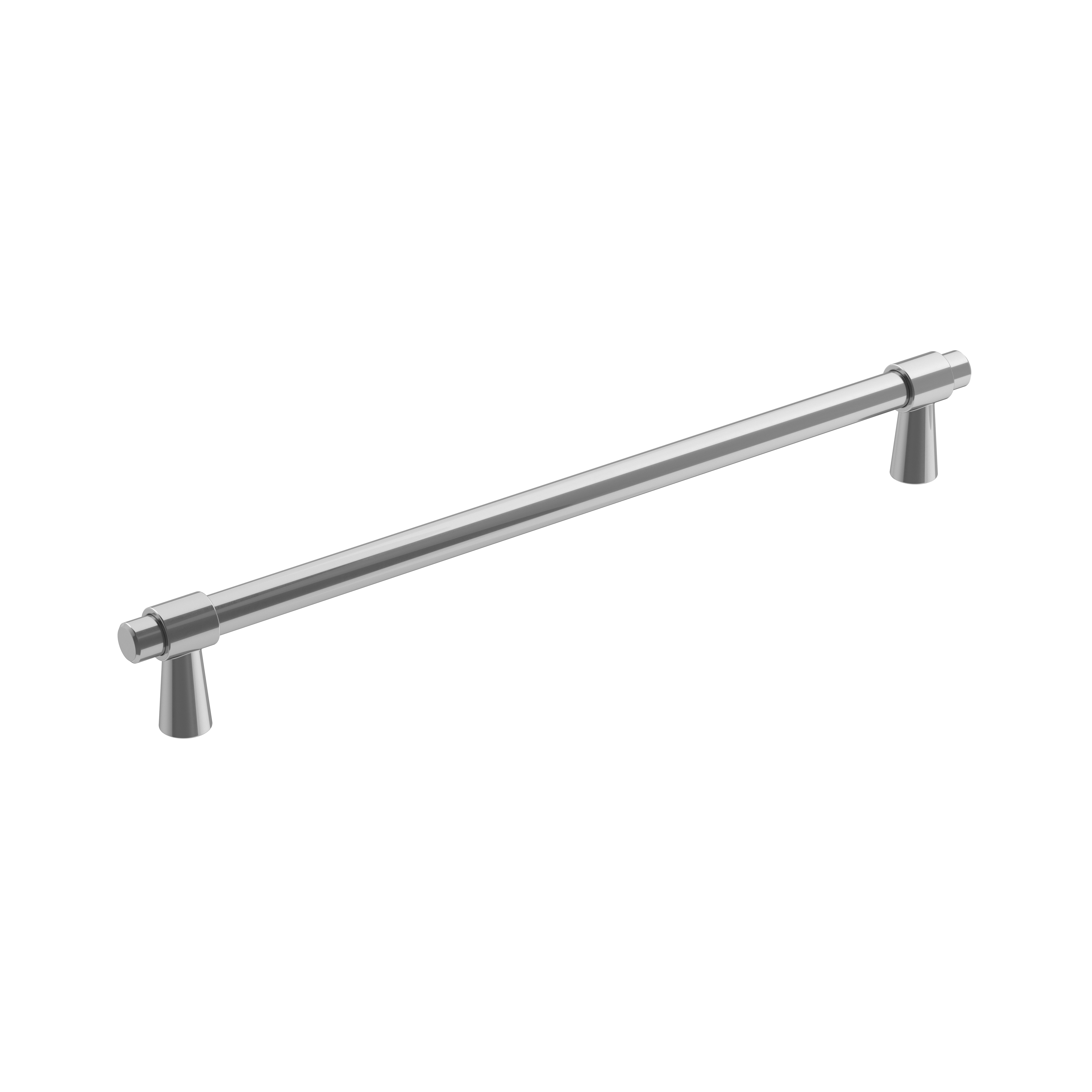 Allison by Amerock BP3686126 Destine 8-13/16 in (224 mm) Center-to-Center Polished Chrome Cabinet Pull