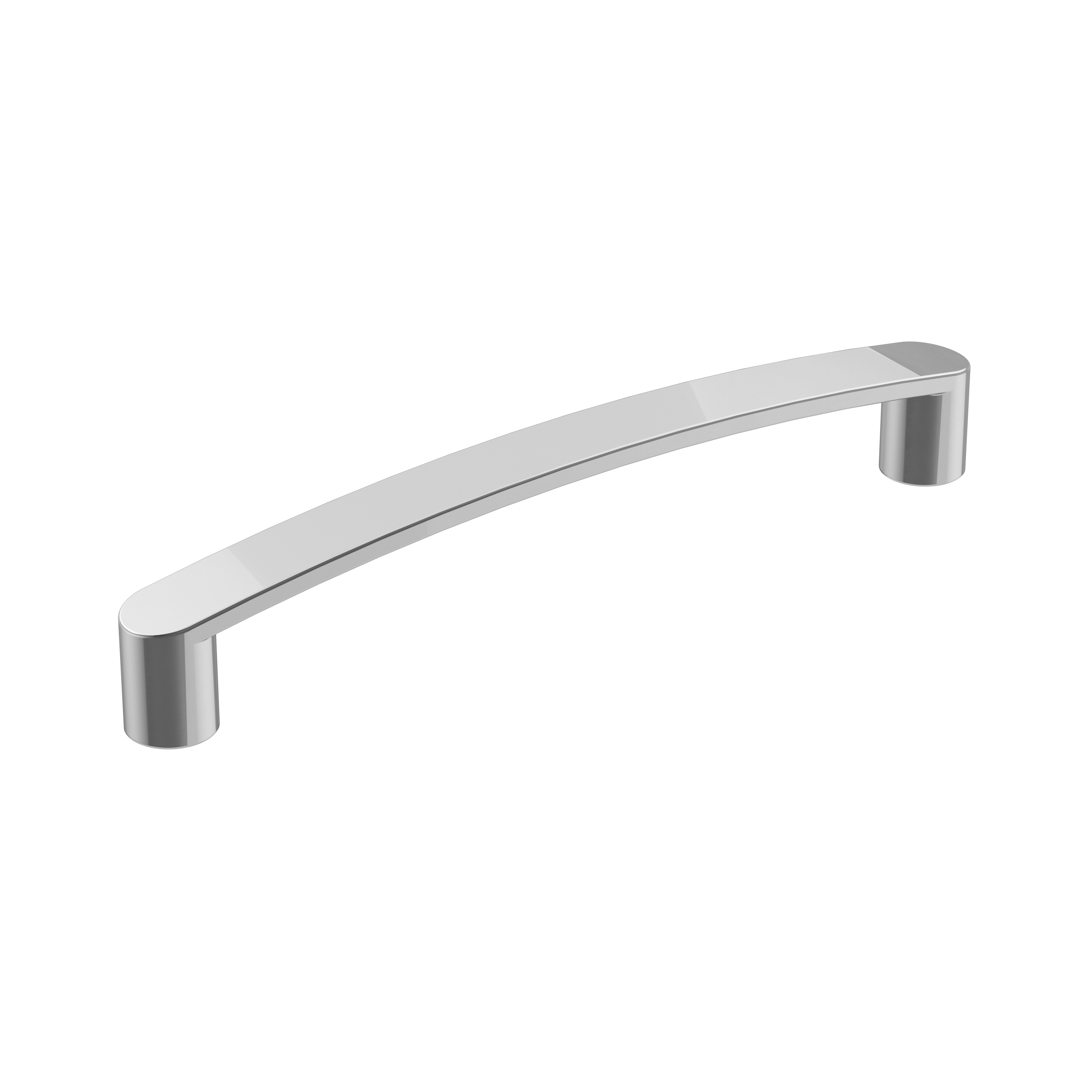 Allison by Amerock BP3690026 Rift 5-1/16 in (128 mm) Center-to-Center Polished Chrome Cabinet Pull