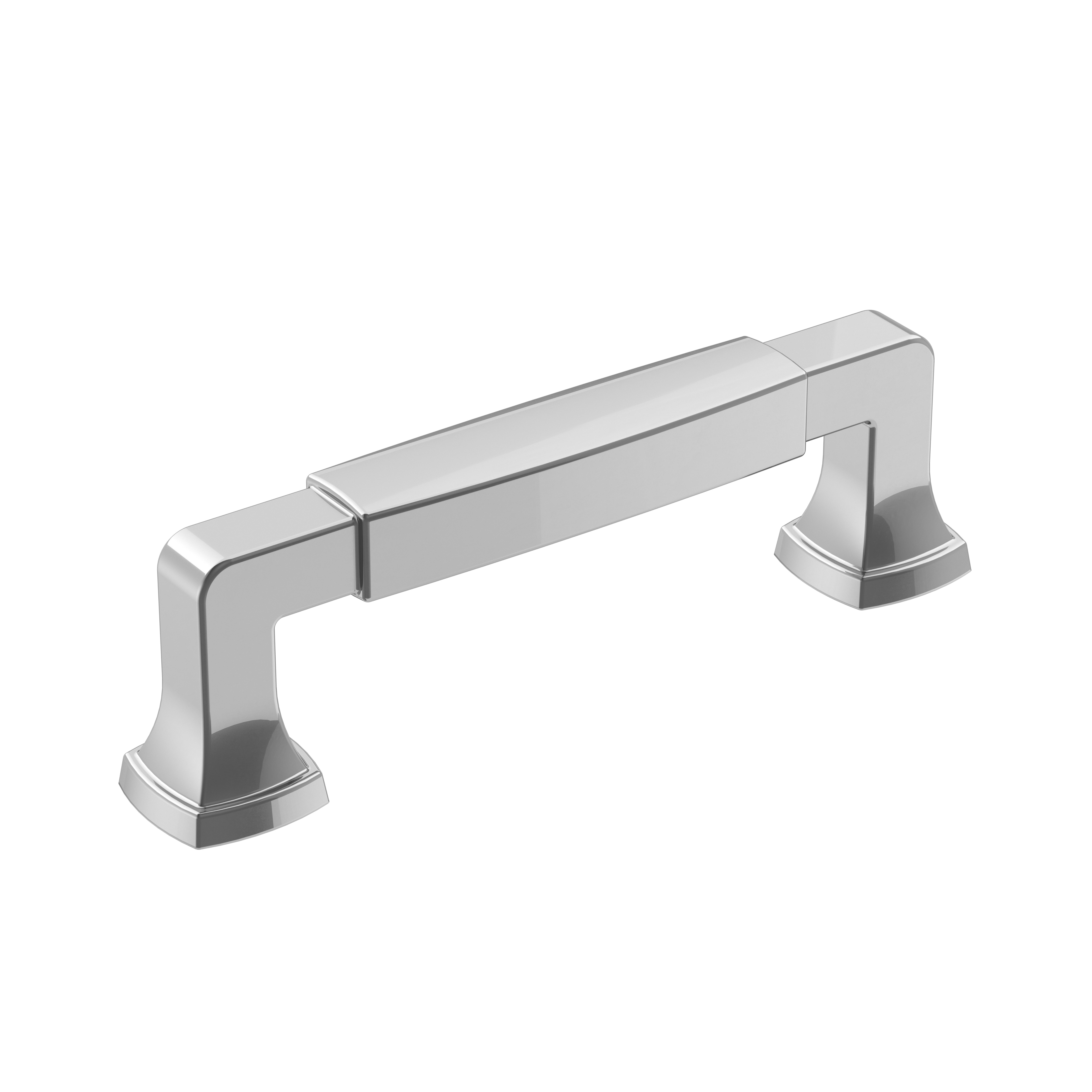 Allison by Amerock BP3688726 Stature 3-3/4 in (96 mm) Center-to-Center Polished Chrome Cabinet Pull