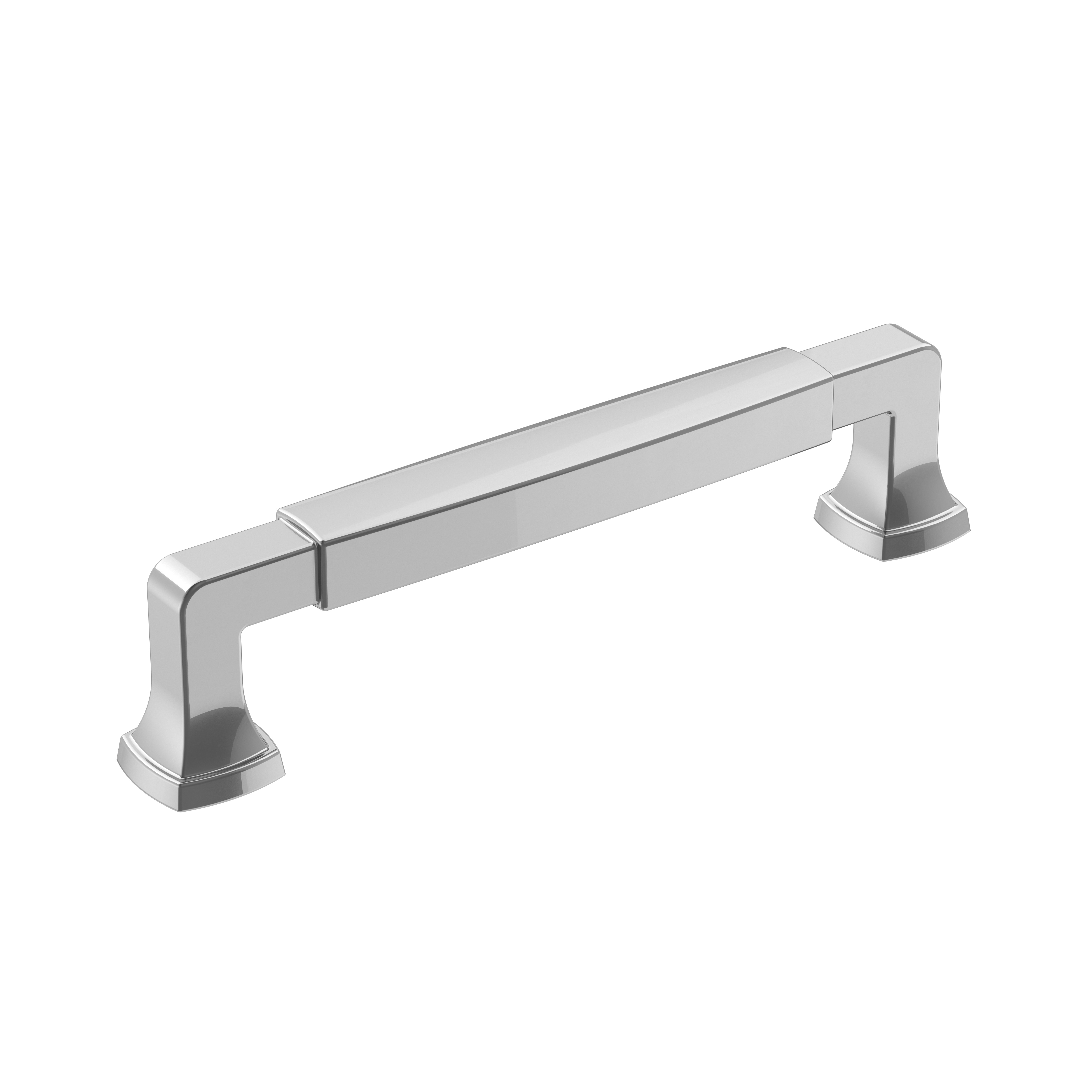 Allison by Amerock BP3688826 Stature 5-1/16 in (128 mm) Center-to-Center Polished Chrome Cabinet Pull