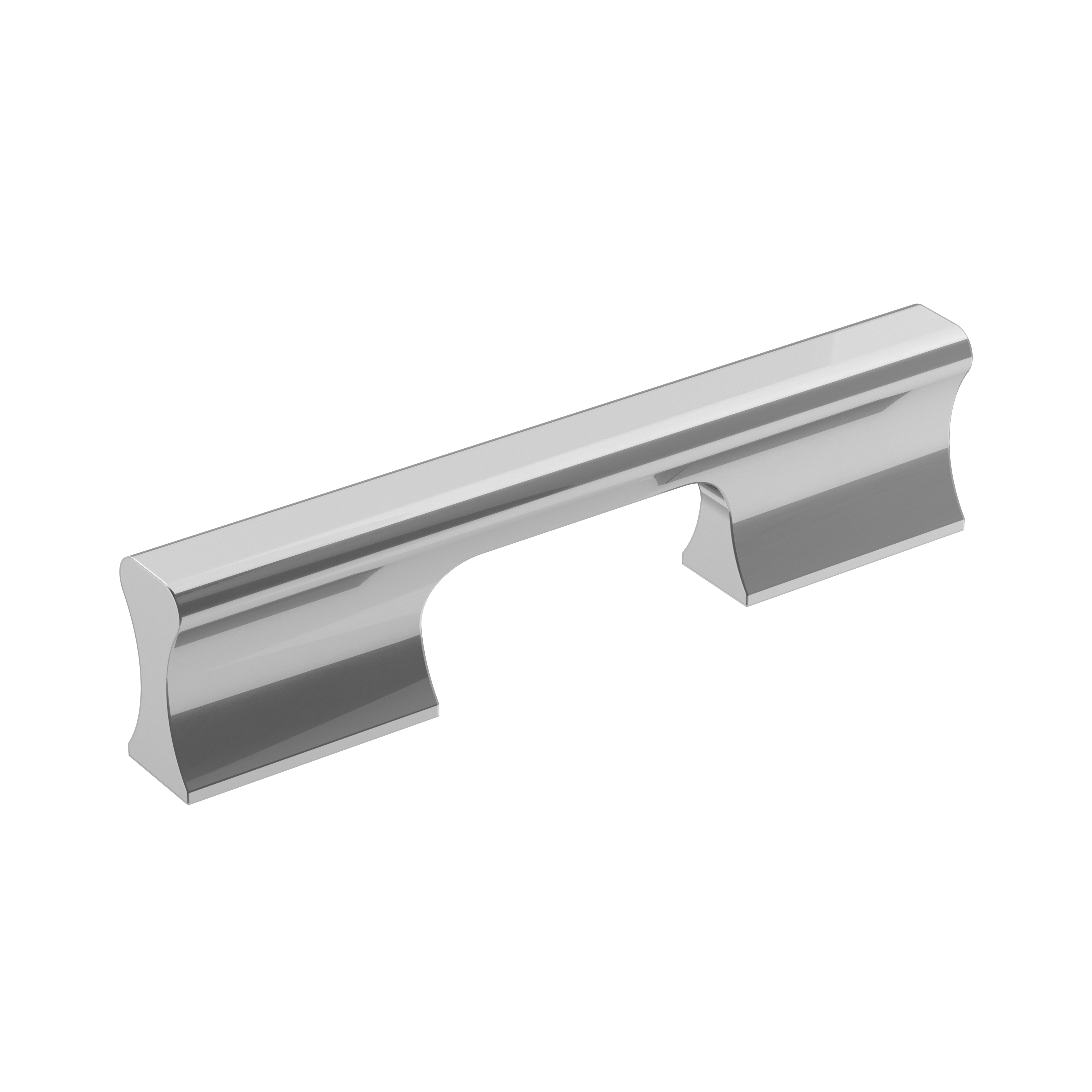 Allison by Amerock BP3683726 Status 3-3/4 in (96 mm) Center-to-Center Polished Chrome Cabinet Pull