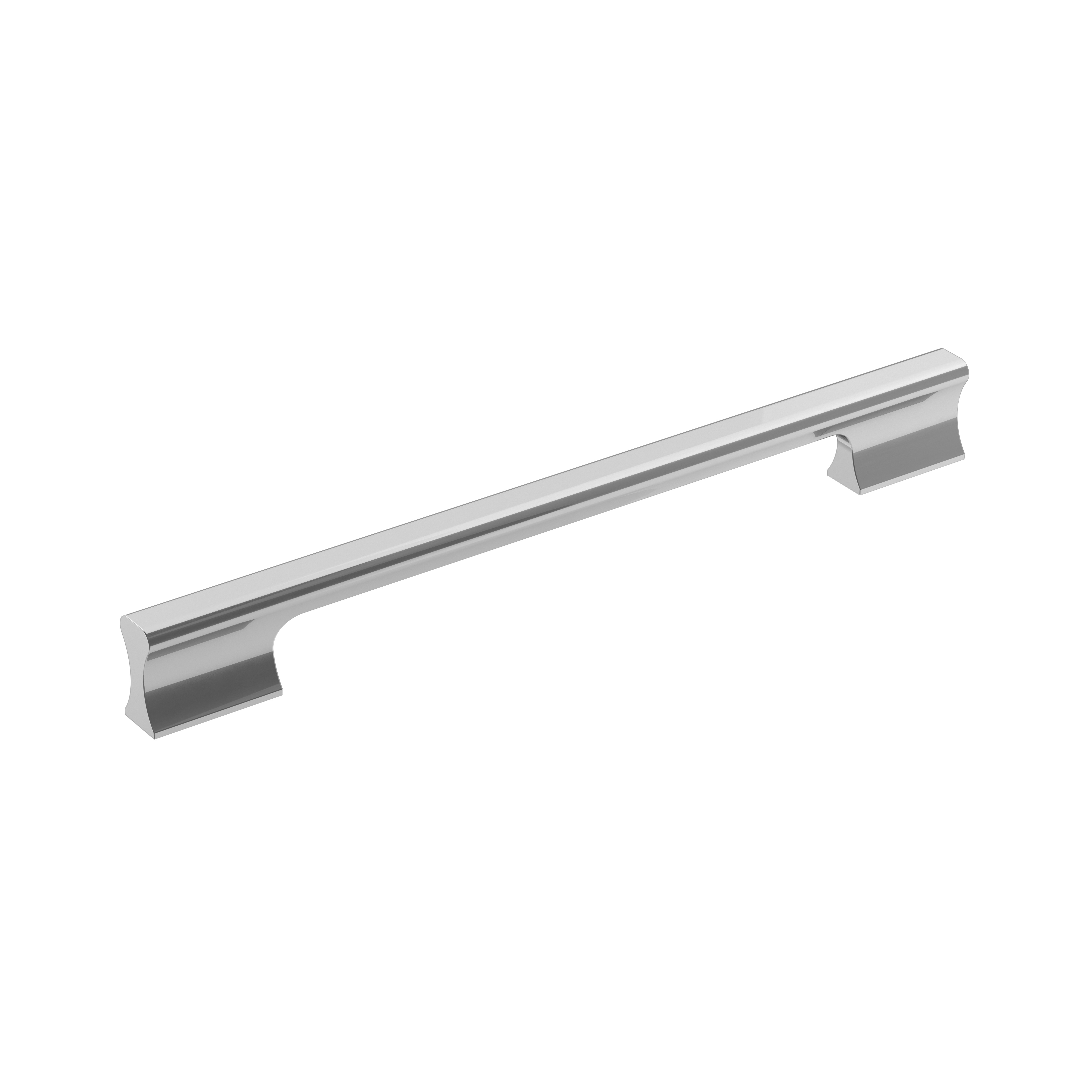 Allison by Amerock BP3684026 Status 8-13/16 in (224 mm) Center-to-Center Polished Chrome Cabinet Pull
