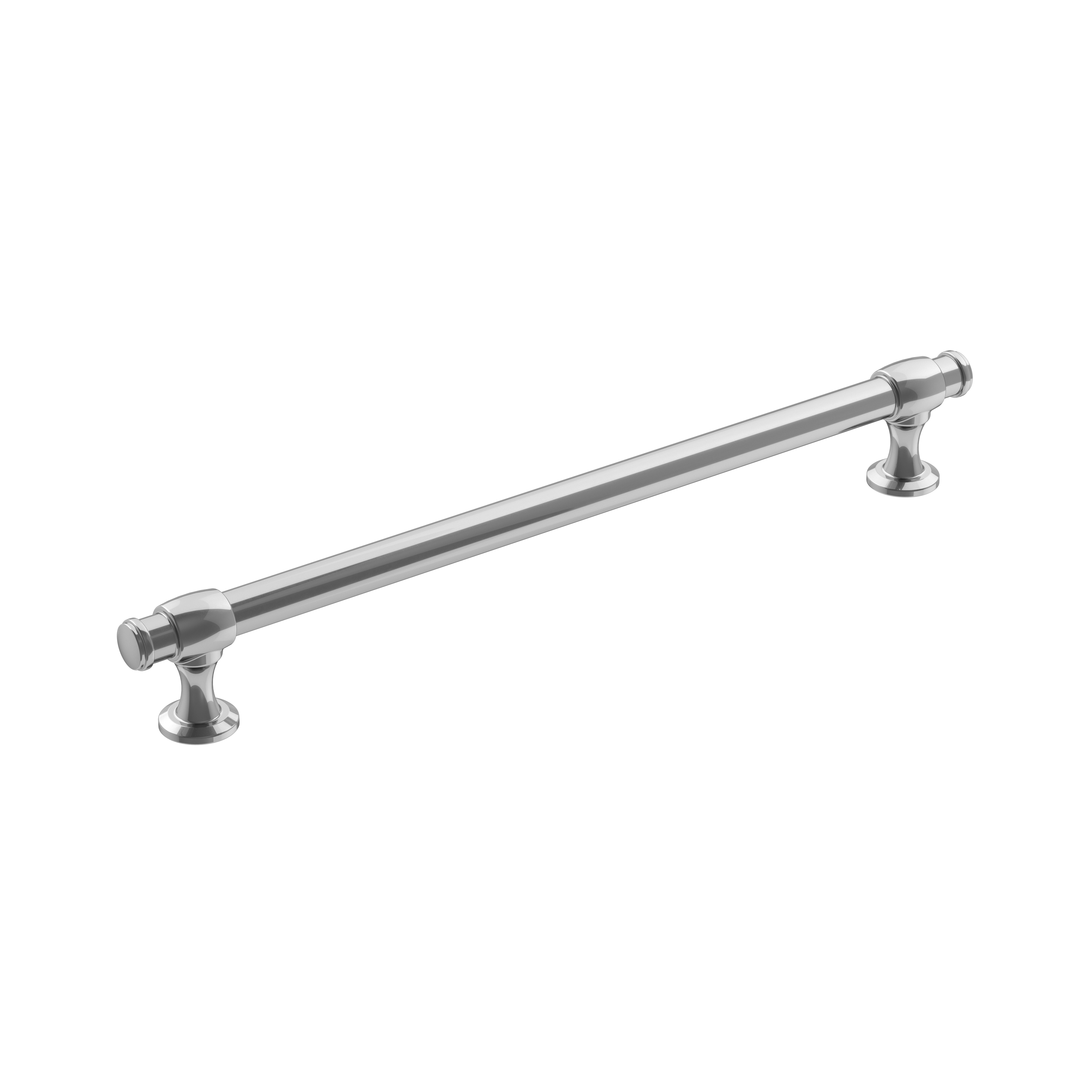 Allison by Amerock BP3676926 Winsome 8-13/16 in (224 mm) Center-to-Center Polished Chrome Cabinet Pull