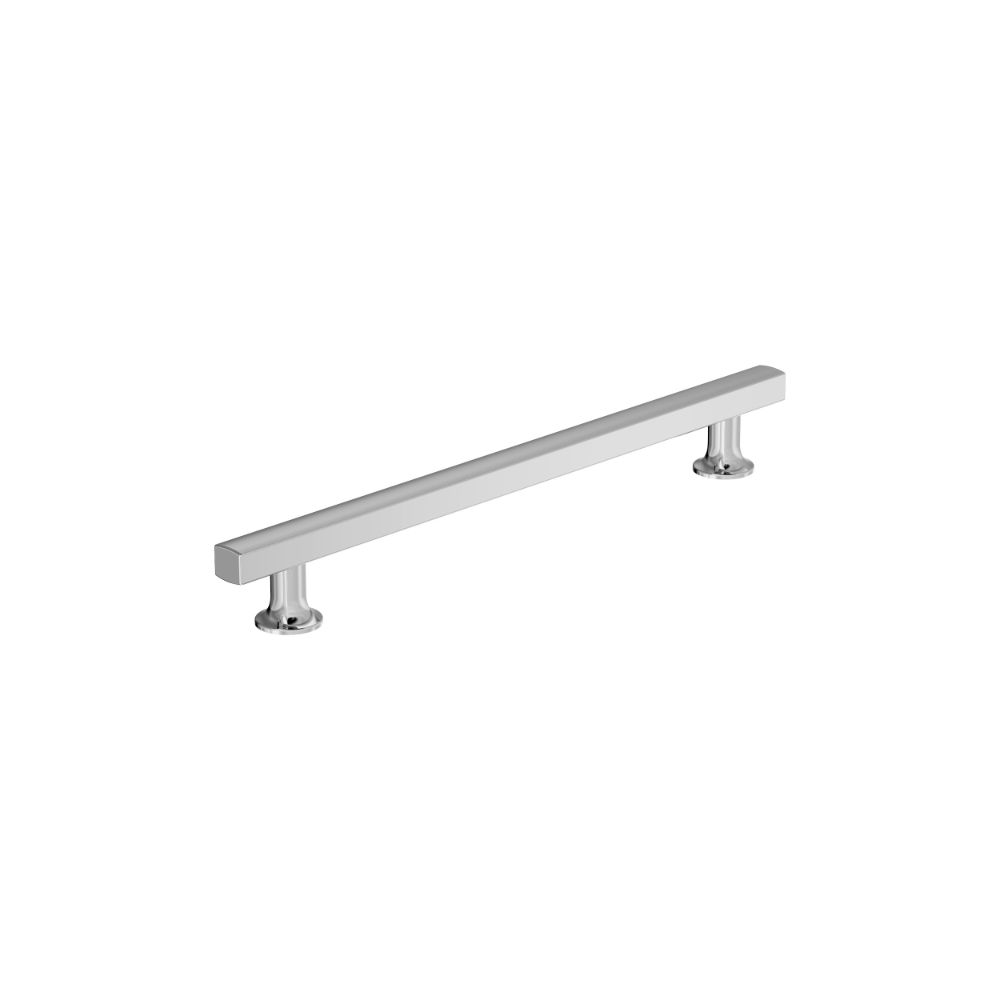 Amerock BP3710826 Everett 8-13/16 in (224 mm) Center-to-Center Polished Chrome Cabinet Pull