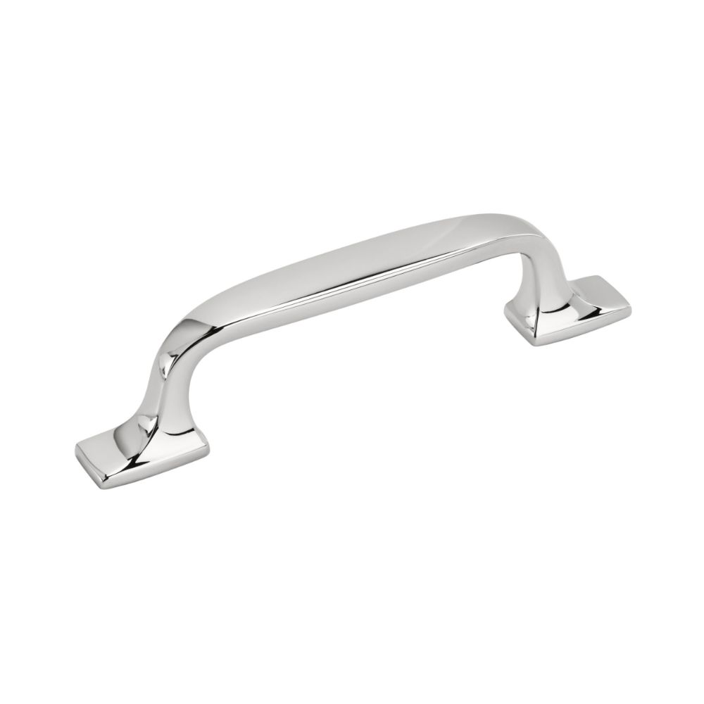 Amerock BP5531626 Highland Ridge 3 inch (76mm) Center-to-Center Polished Chrome Cabinet Pull