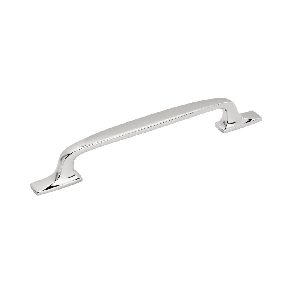 Amerock BP5532126 Highland Ridge 6-5/16 in (160 mm) Center-to-Center Polished Chrome Cabinet Pull