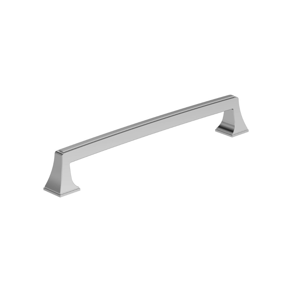 Amerock BP5353526 Mulholland 8 inch (203mm) Center-to-Center Polished Chrome Cabinet Pull
