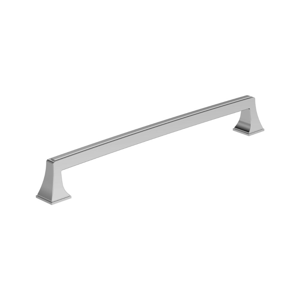 Amerock BP5353626 Mulholland 10-1/16 in (256 mm) Center-to-Center Polished Chrome Cabinet Pull