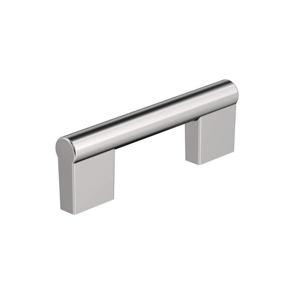 Amerock BP5553026 Versa 3 inch (76mm) Center-to-Center Polished Chrome Cabinet Pull