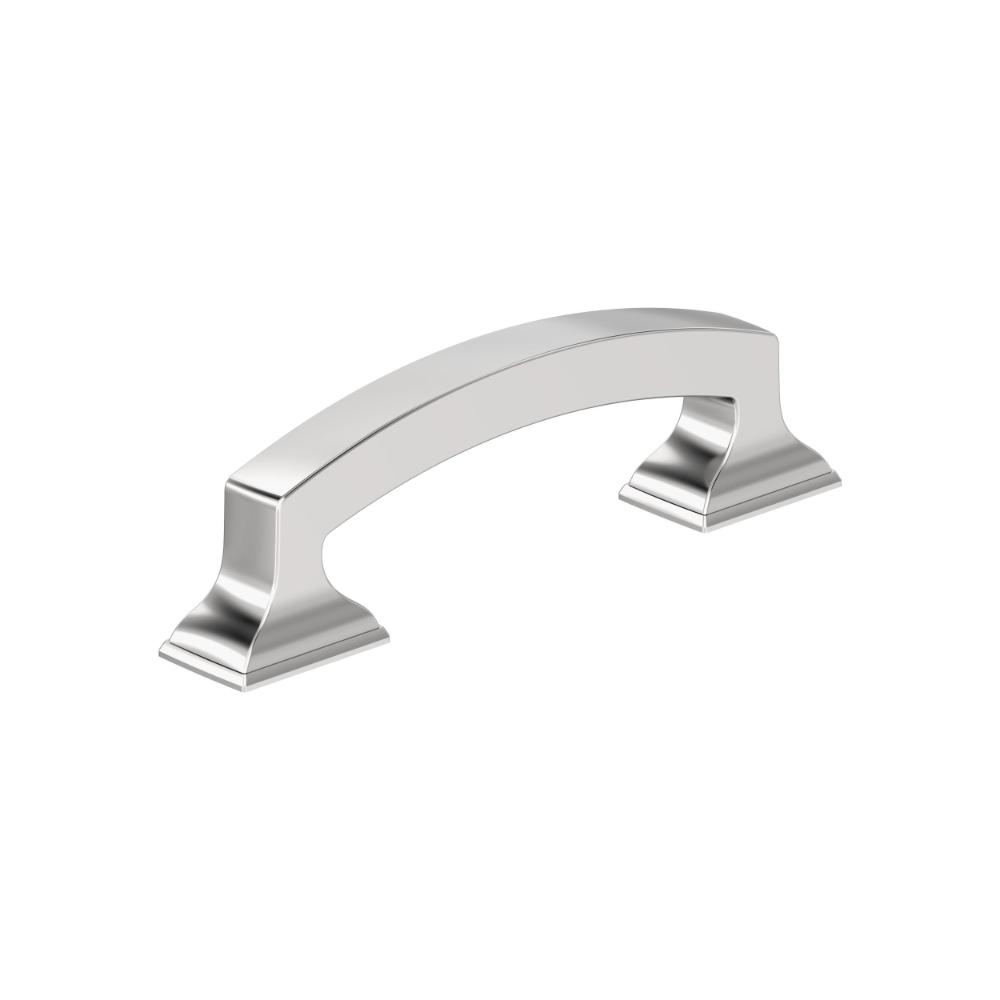 Amerock BP3712026 Incisive 3 inch (76mm) Center-to-Center Polished Chrome Cabinet Pull